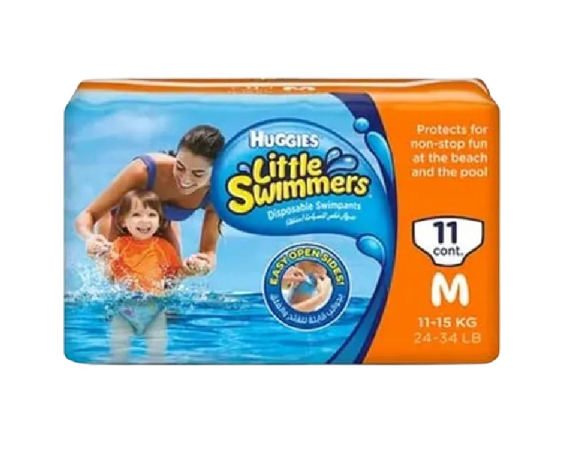 بامبرز سباحة من هاجيز مقاس ميديام 11 قطعة