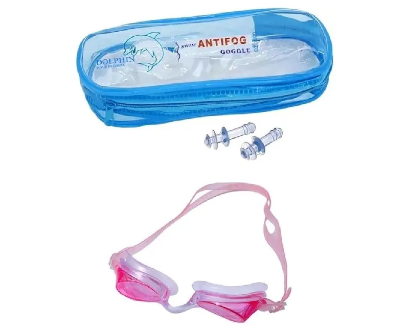 نظارة سباحة مقاومة للماء (بينك)