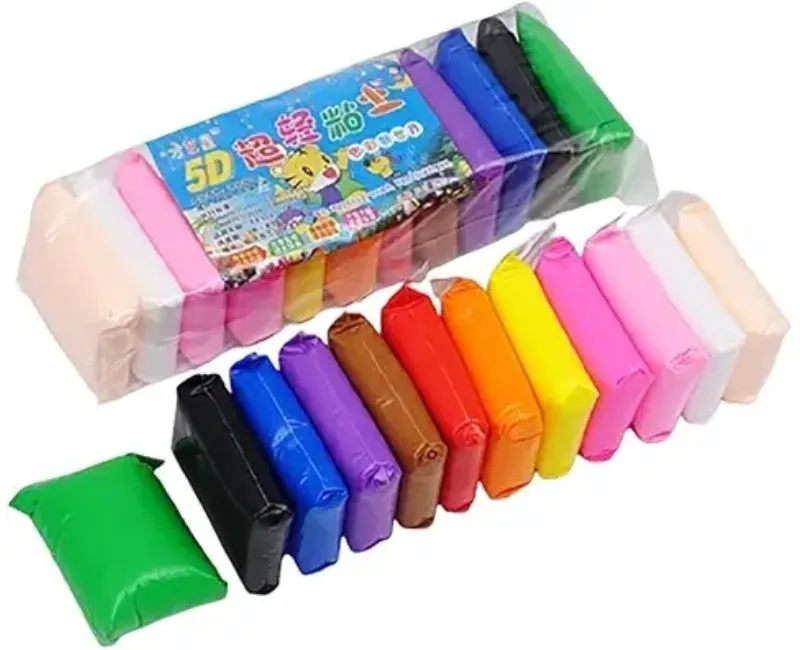 صلصال فوم 12 قطعة متعدد الالوان