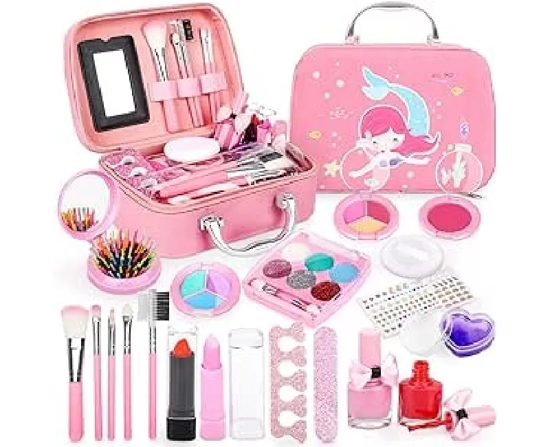 شنطة ميكاب محمولة متعددة القطع (بينك)