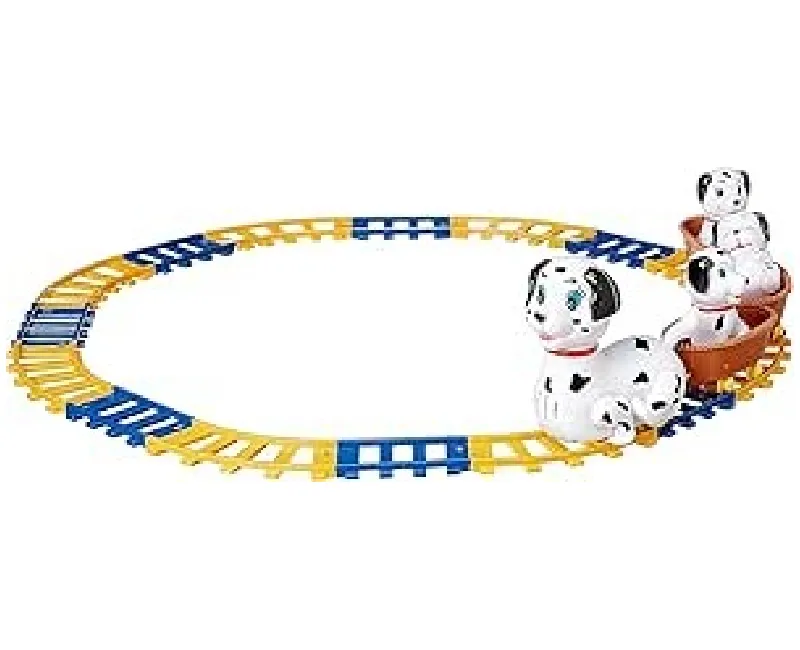 قطار الكلاب المنقطة  (ابيض)