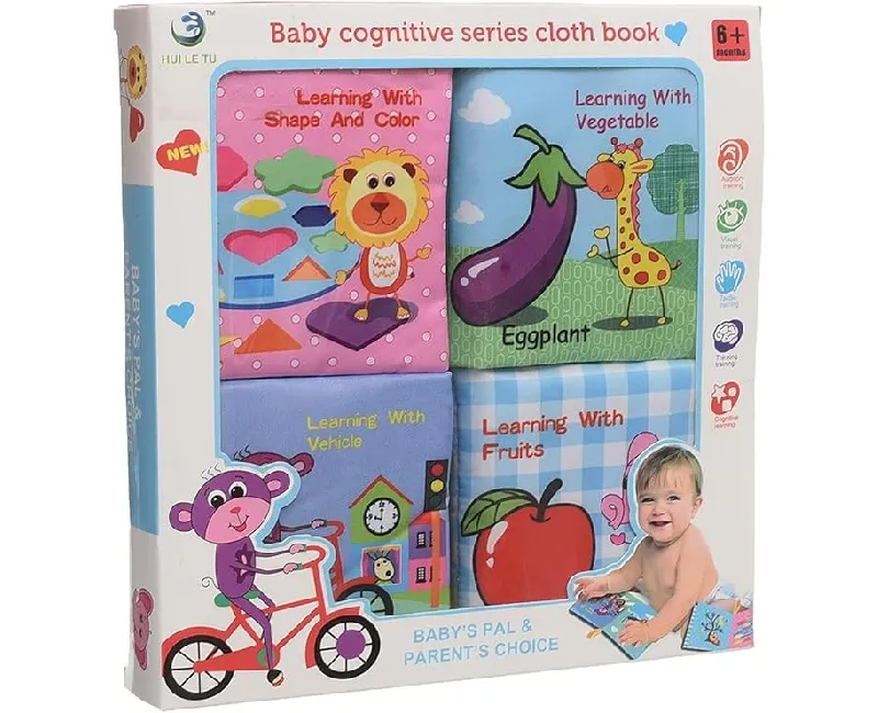 علبة كتب تعليمية 4 قطع  سوفت انجليزية