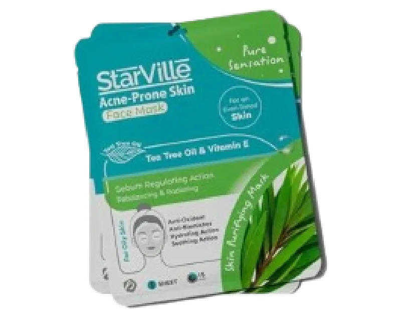 ستارفيل شيت ماسك بزيت شجرة الشاي للبشرة الدهنية