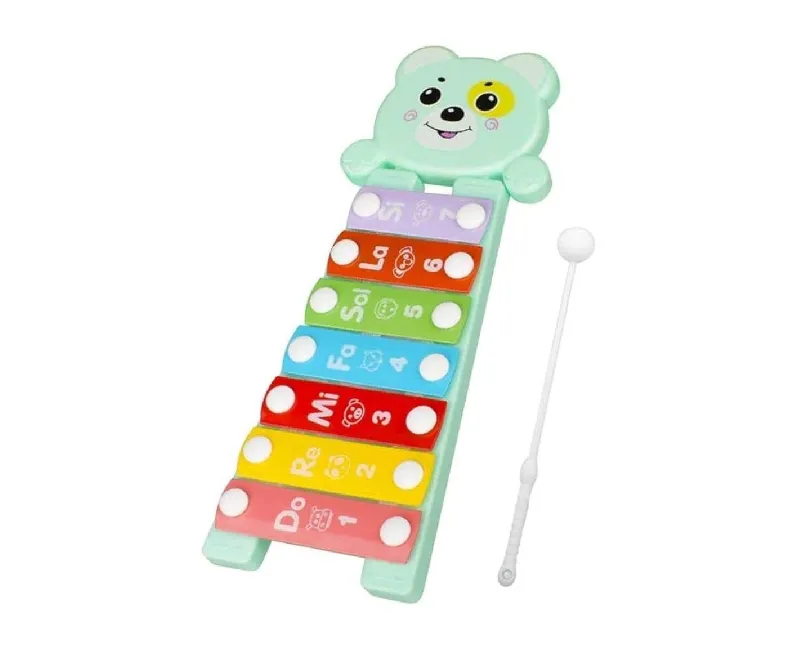 اكسليفون موسيقي علي شكل دب (أخضر مينت)