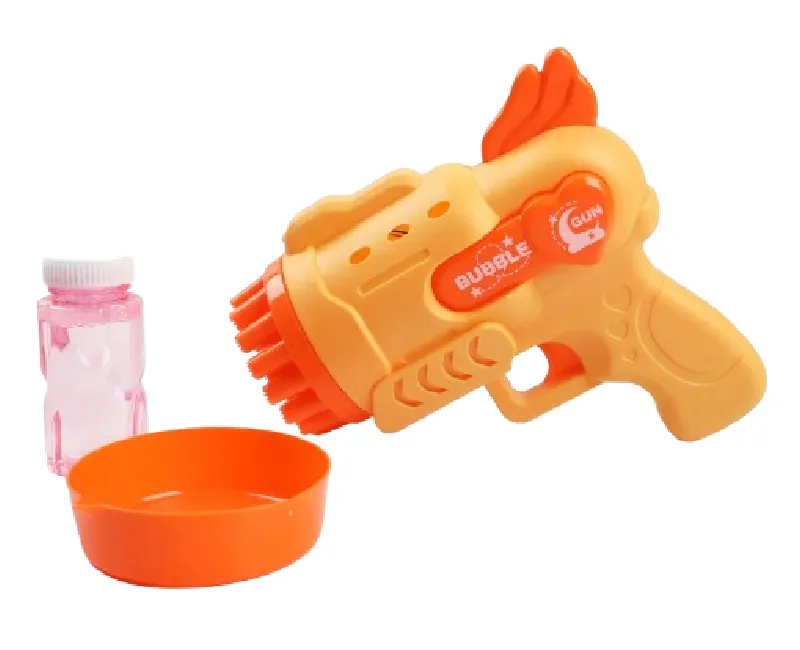 مسدس فقاعات  30فتحة مع زجاجة صابون- برتقالي