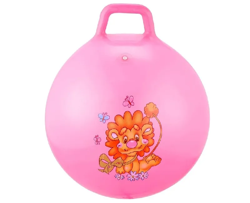 كورة نطاطة 50 سم قابلة للنفخ (بينك)