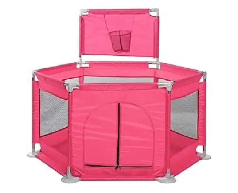 بيت كور سداسي 127×60سم مع 50 كورة  (بينك)