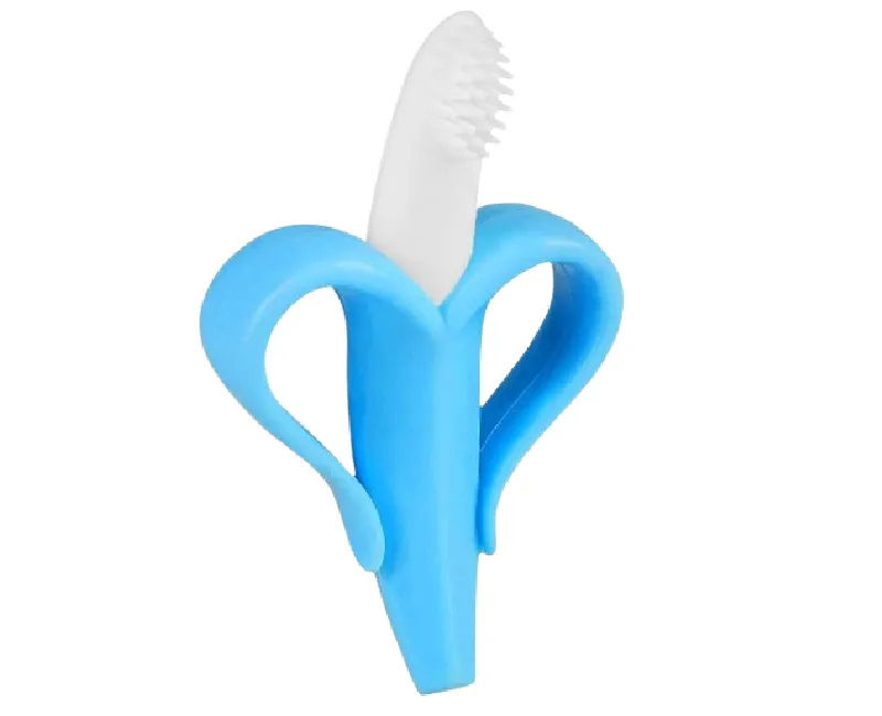 فرشة اسنان شكل الموزة ( ازرق )