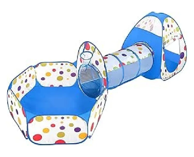 خيمة أطفال 3*1 بنفق 3 متر (ازرق)