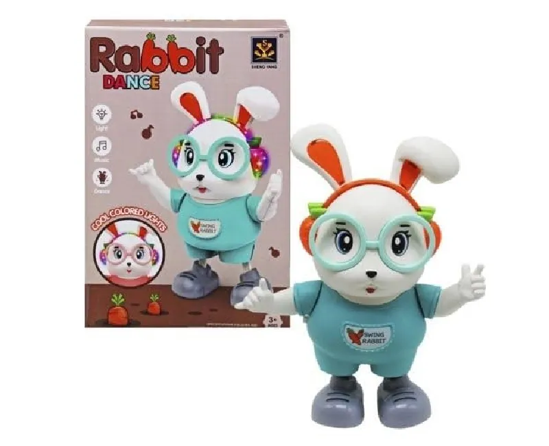 ارنب موسيقي متحرك راقص (مينت اخضر)