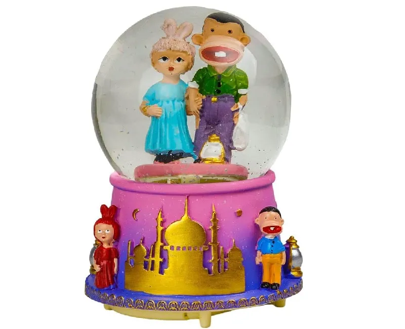 بلورة زجاج بشكل بوجي و طمطم