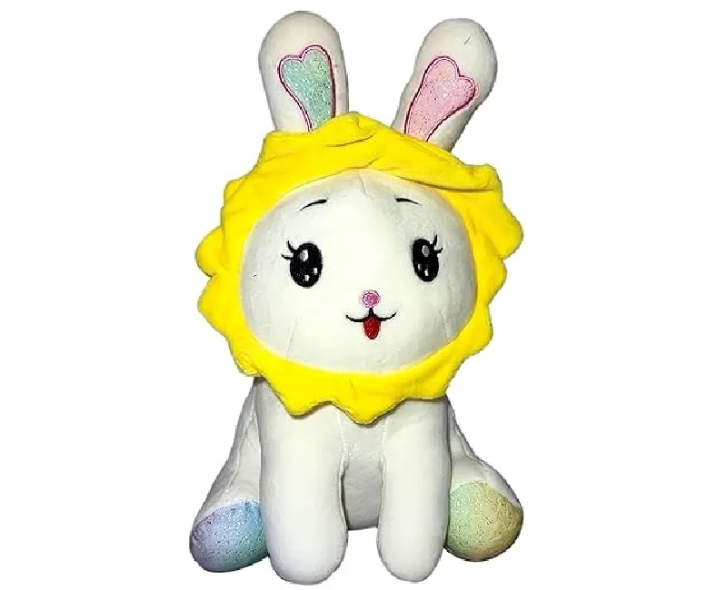 دبدوب بشكل اسد  فايبر (ابيض)