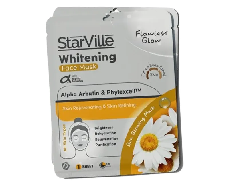ستارفيل شيت ماسك الفا اربوتين - لجميع انواع البشرة