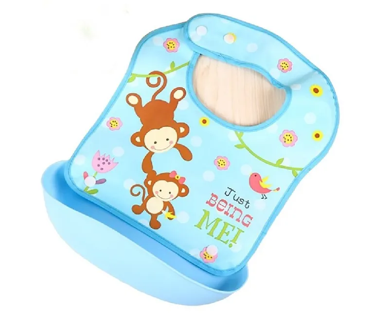 بافتة بطبق سيليكون- أزرق