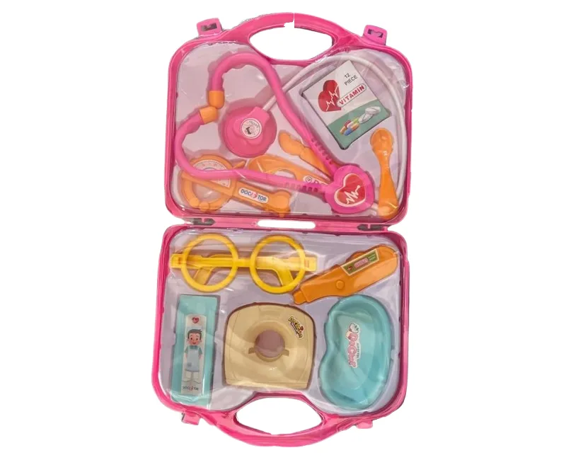 شنطة الطبيب مع الملحقات الطبية - بينك