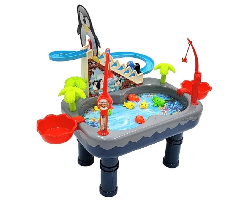 حوض اسماك مغناطيسي مع ملاهي بطاريق