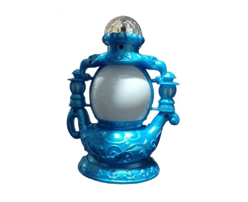 فانوس رمضاني بلاستيك- ازرق