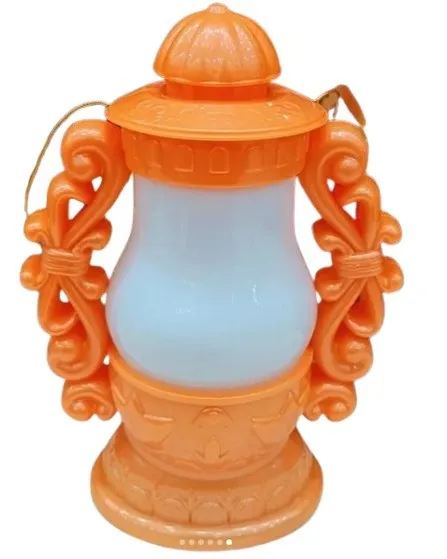 فانوس رمضاني بلاستيك- برتقالي