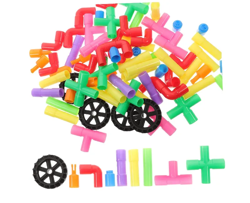 مكعبات بشكل انبوب 50 قطعة