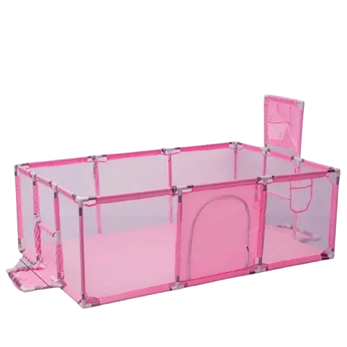 بيت كور مستطيل 180×120×80سم مع 50 كورة - بينك