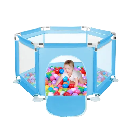 بيت كور سداسي بدون باسكت بول  105×60سم مع 50 كورة - لبني