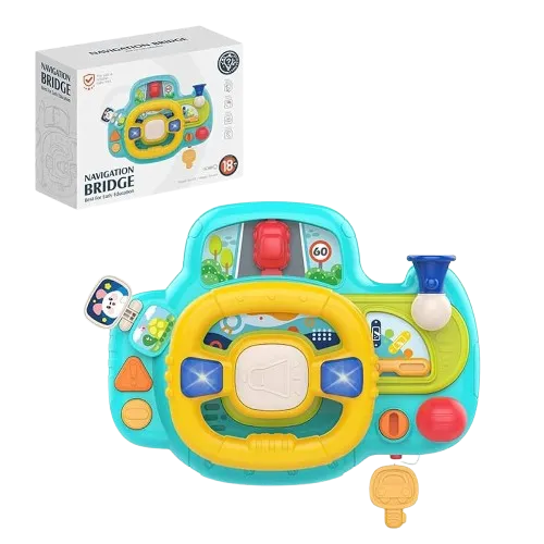 دركسيون سيارة مزود بموسيقي والعاب - منت اخضر