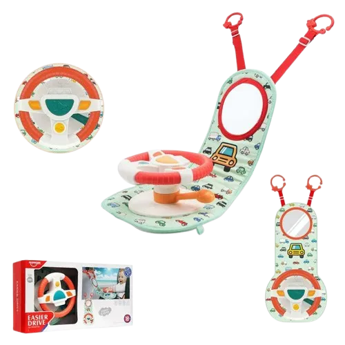 دركسيون عربية موسيقي بحزام للتعليق ومرايا   - برتقالي