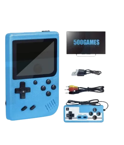 اتاري بدراع جيم ببطارية ووصلة شحن ووصلة شاشة - ازرق