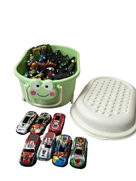 بوكس سيارات 50 قطعة معدن سحب شكل الضفدع