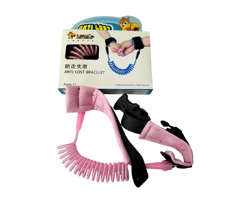 حزام آمان بمفتاح مقاس 1.5 متر- بينك