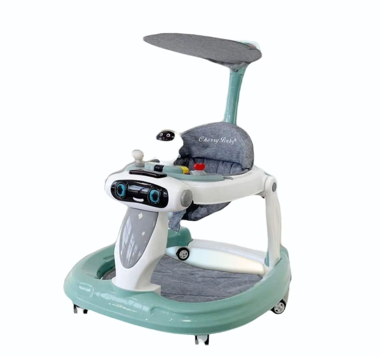 مشاية شكل روبوت _ لون مينت اخضر