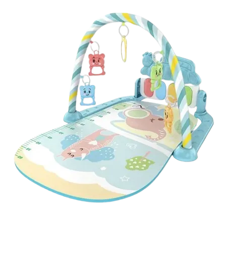 سجادة بيانو موسيقية تعمل بالبطاريات- لبني