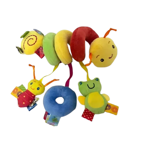 دودة قماش قطنية مع شخاليل - متعددة الالوان