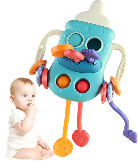 عضاضة ببرونة شخليلة سيليكون 5*1-منت اخضر