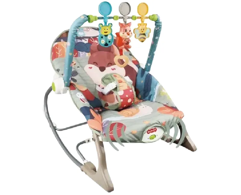 باونسر هزاز مع شريط العاب بلاستيكية  شكل السنجاب -زتوني tibaby