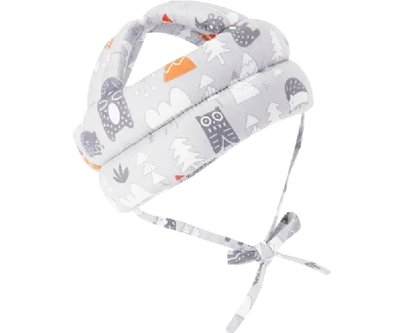 واقي حماية لراس الطفل _ لون رمادى فاتح