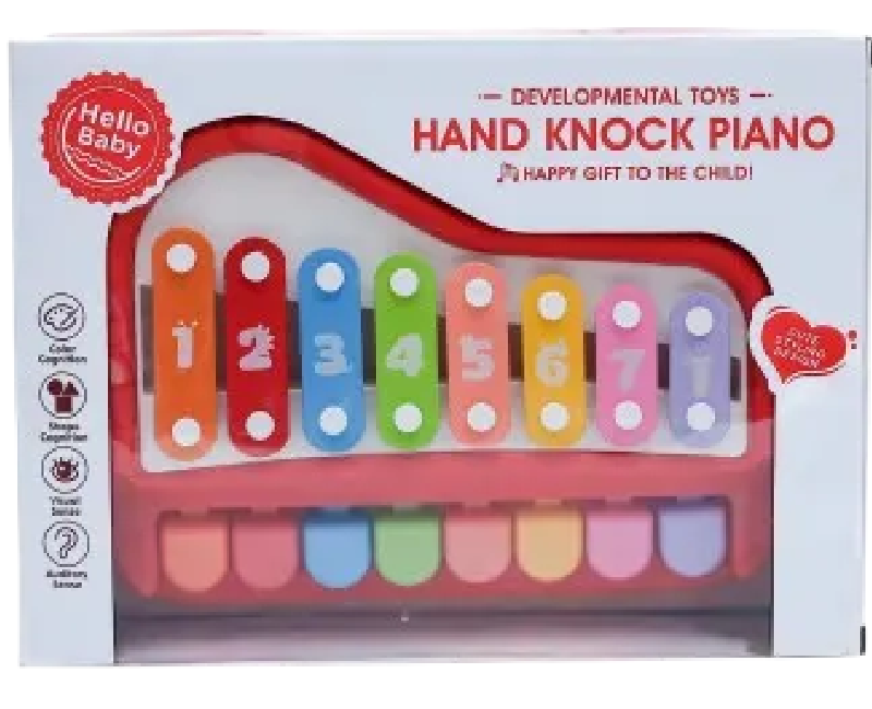 بيانو اكسيليفون موسيقي - احمر