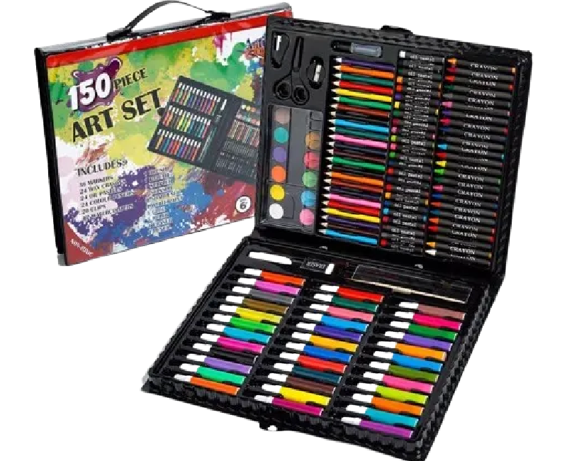 شنطة الوان ارت سيت 150 قطعة