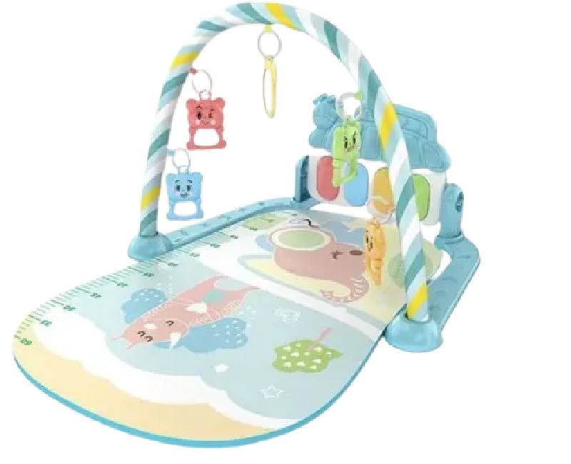 سجادة بيانو موسيقية تعمل بالبطاريات- لبني