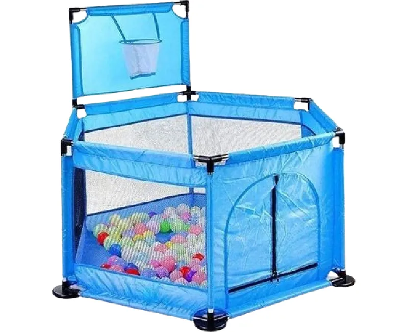 بيت كور سداسي باسكت بول 127×60سم مع 50 كور   -لبني