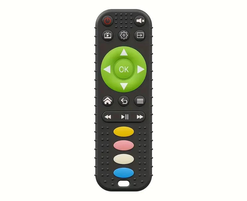 عضاضة سيليكون  علي شكل ريموت -اسود