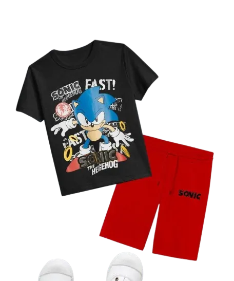 ترنج ولادي شورت وتي شيرت *60