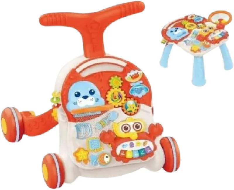 بيبى واكر و ترابيزة تفاعلية 2*1 _ لون احمر