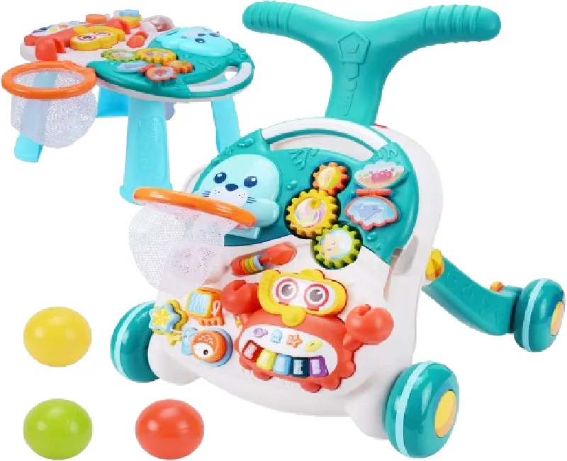 بيبى واكر و ترابيزة تفاعلية 2*1 _ لون ازرق