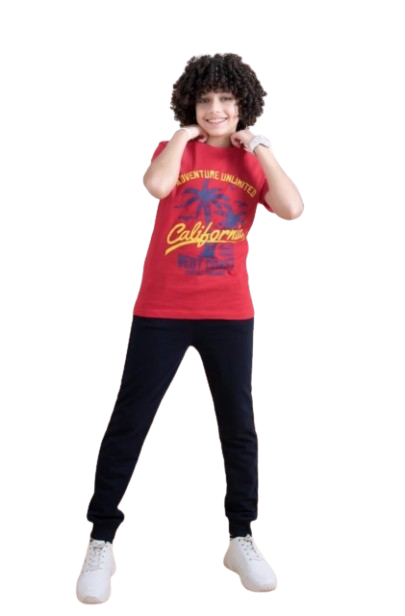 ترنج ولادي قطعتين بنطلون وني شيرت *89