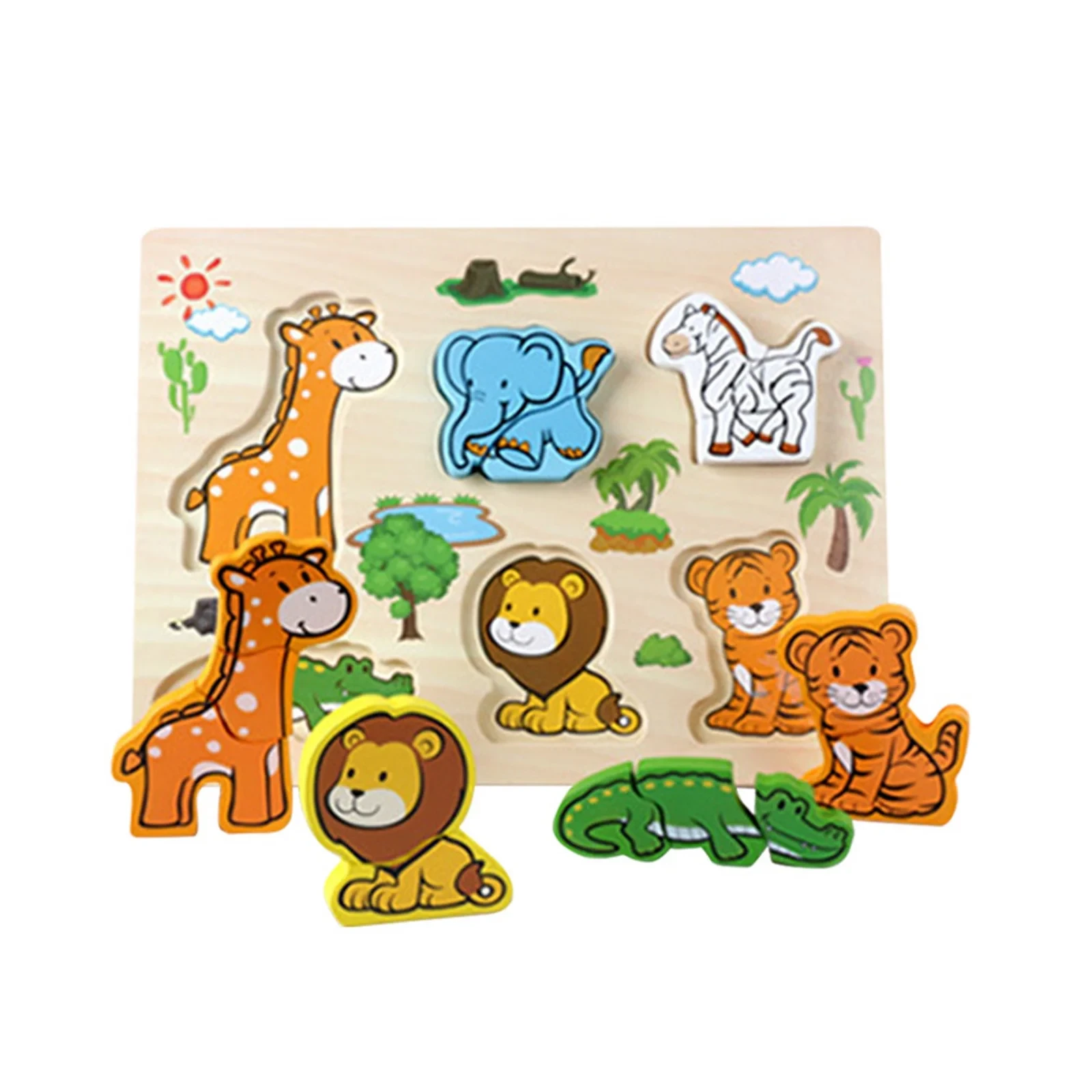 بازل حيوانات الغابة