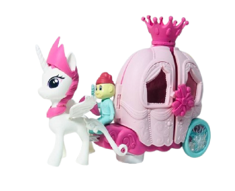 فانوس عربة الاميرات المتحركة - بينك