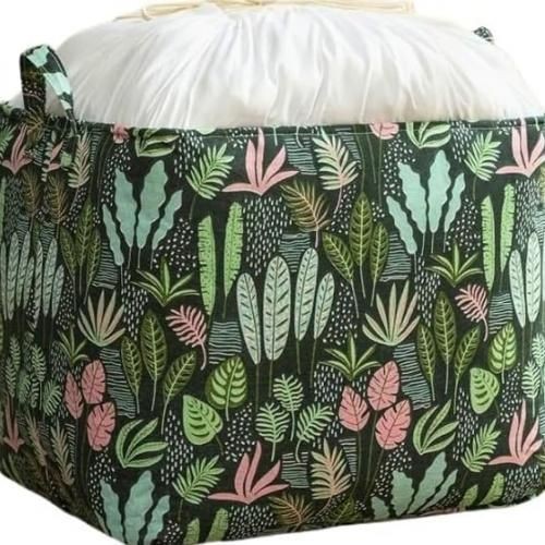 سلة تخزين ملابس او العاب _ زيتى