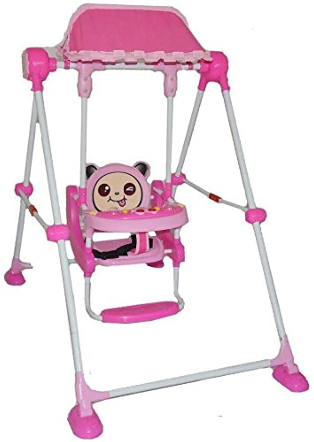 مرجيحة اطفال شكل باندا _ بينك