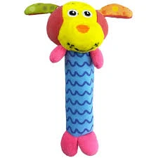 شخليلة قطيفة علي شكل ارنب اهتزاز احمر